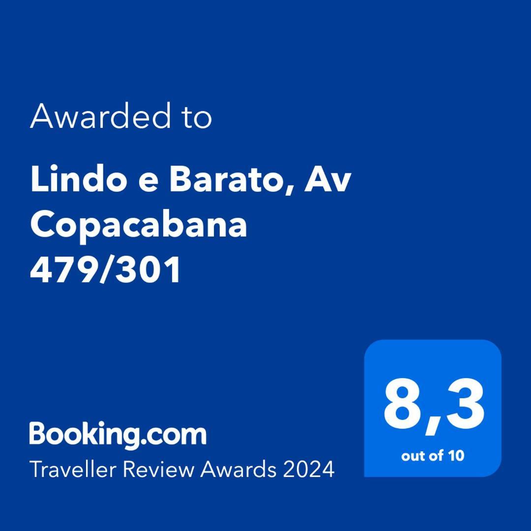Lindo E Barato, Av Copacabana 479/301 リオデジャネイロ エクステリア 写真